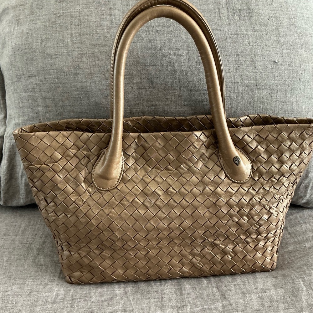 Helen Kaminski Australia Tan Woven Handbag - Picture 10 of 11